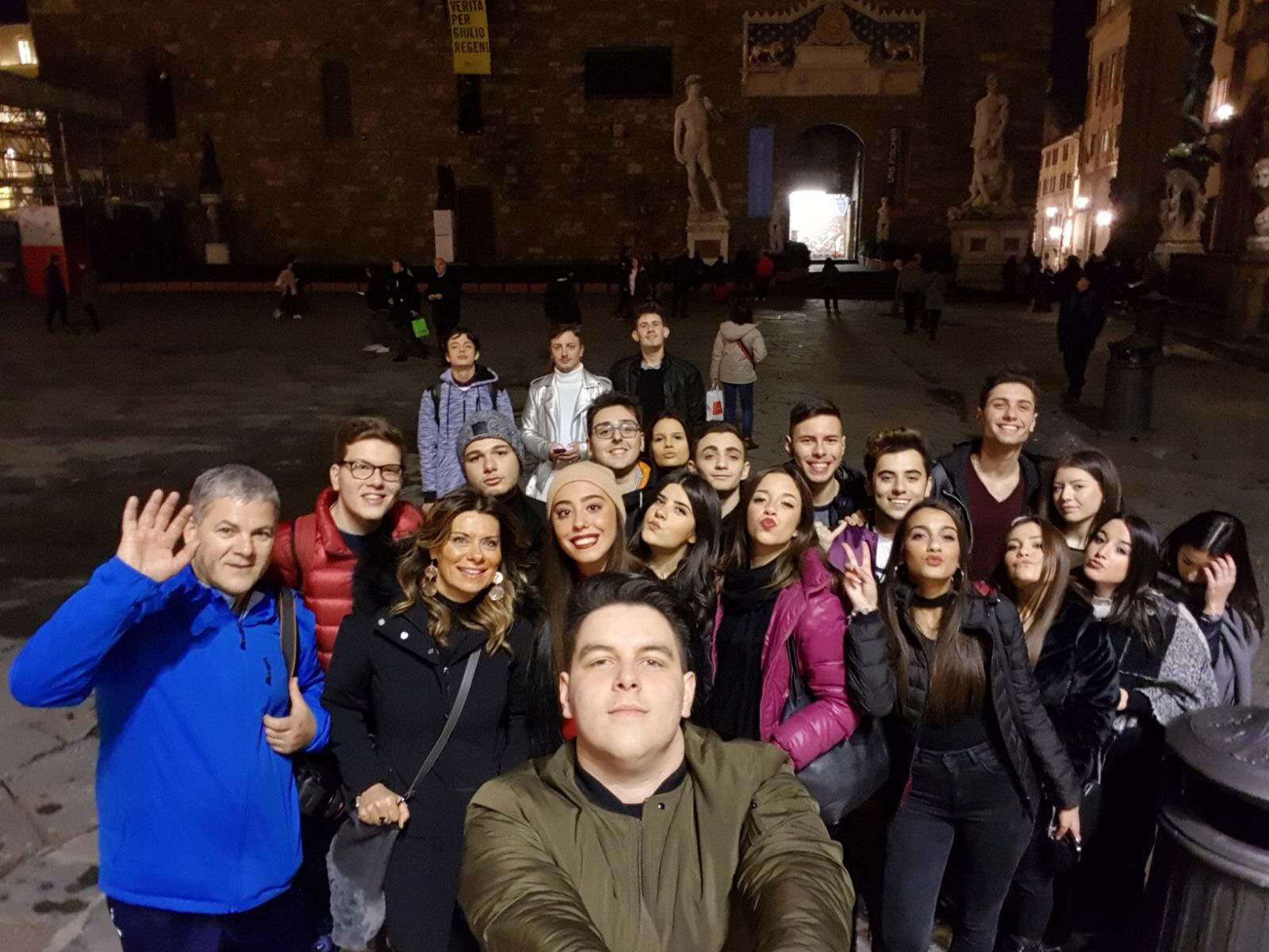 Viaggio d'istruzione a Firenze classi 4C, 4E, 5F, a.s. 2017/18